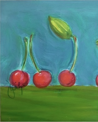 Fruit and flowers painting