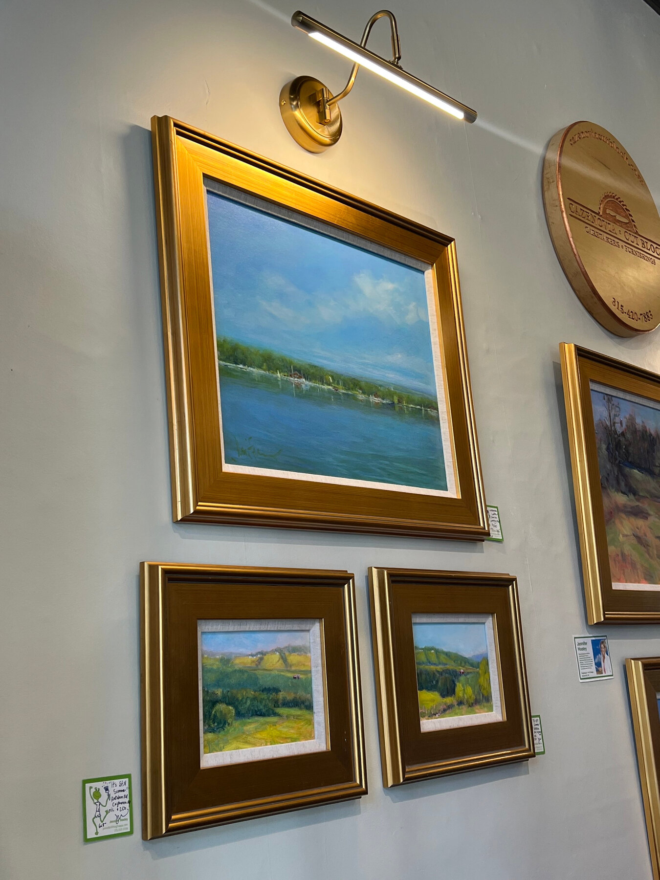 Jennifer Hooley at the 2024 Cazenovia Art Trail