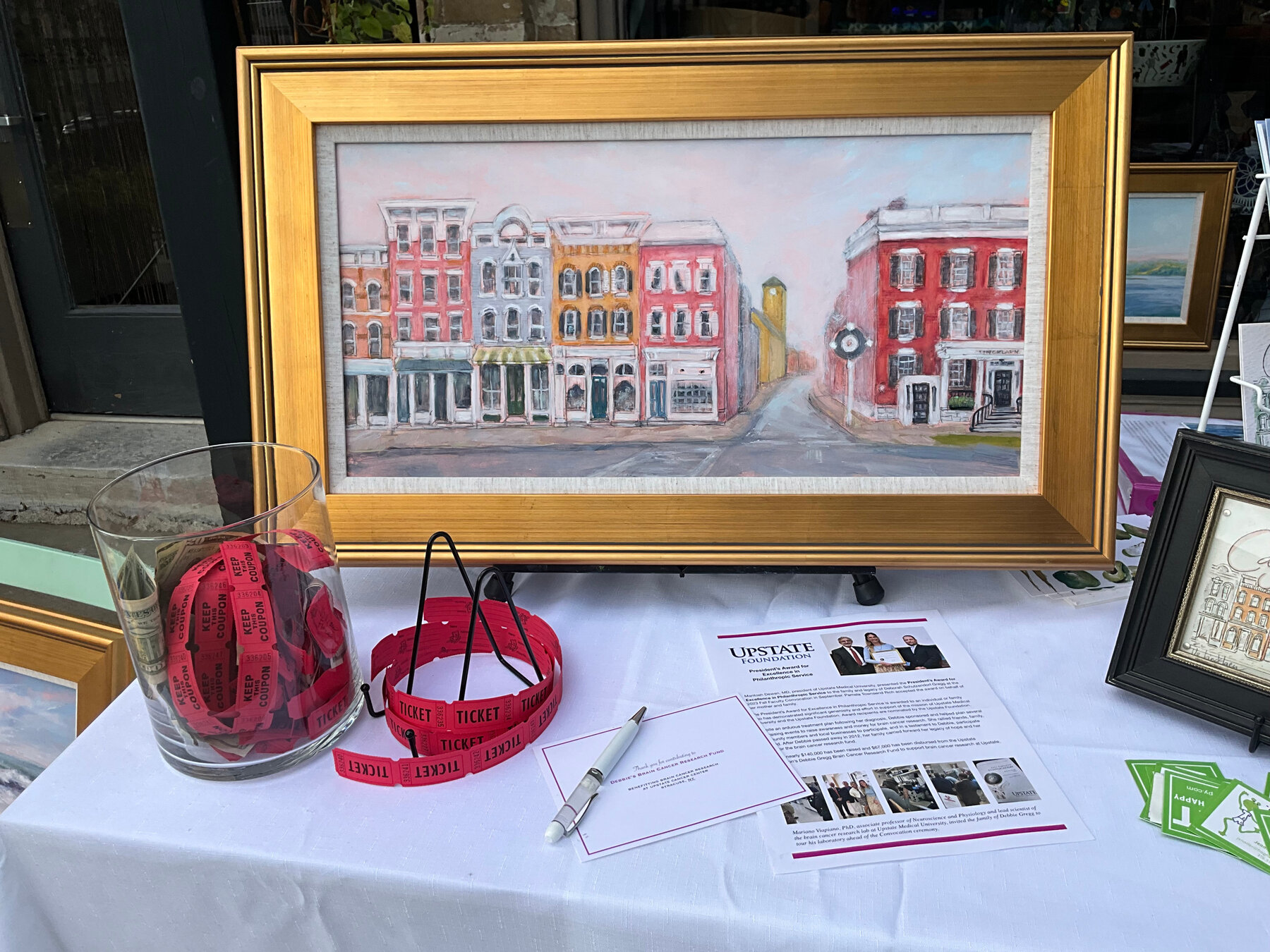 Painting raffle for Debbie’s Brain Cancer Research
